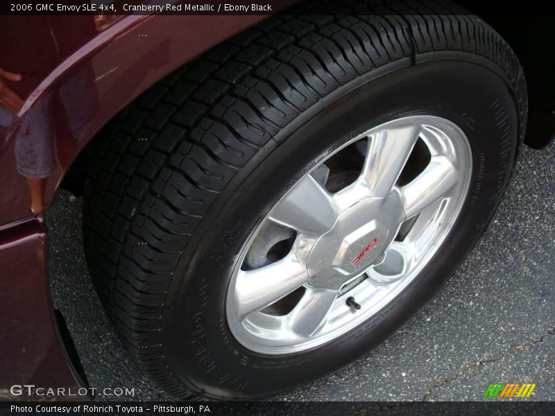 Cranberry Red Metallic / Ebony Black 2006 GMC Envoy SLE 4x4