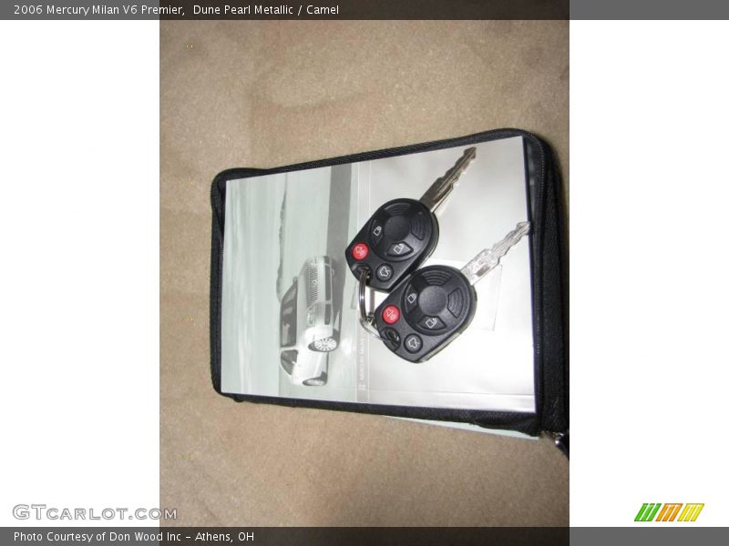 Dune Pearl Metallic / Camel 2006 Mercury Milan V6 Premier