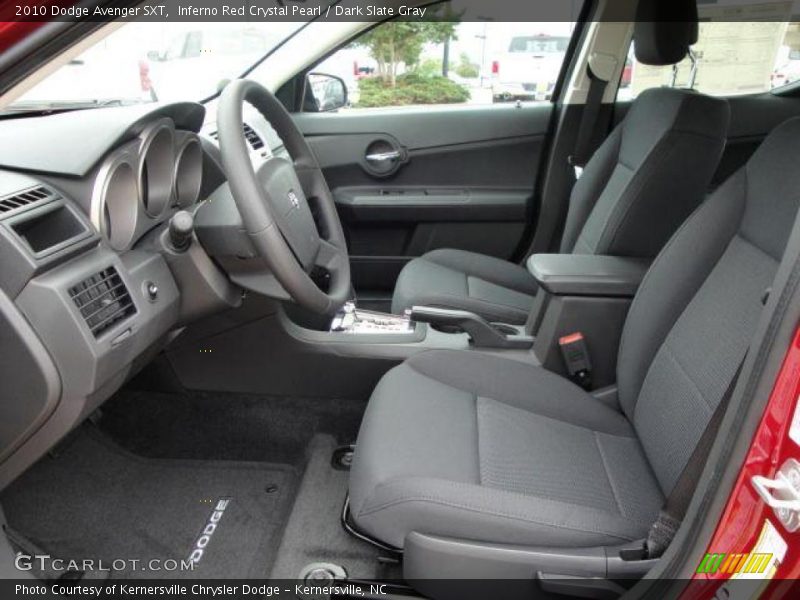 Inferno Red Crystal Pearl / Dark Slate Gray 2010 Dodge Avenger SXT