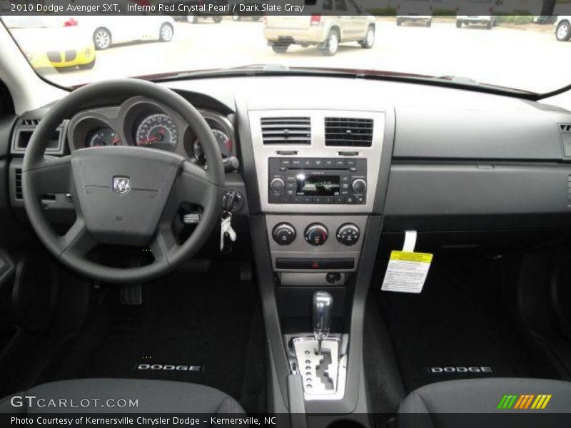 Inferno Red Crystal Pearl / Dark Slate Gray 2010 Dodge Avenger SXT