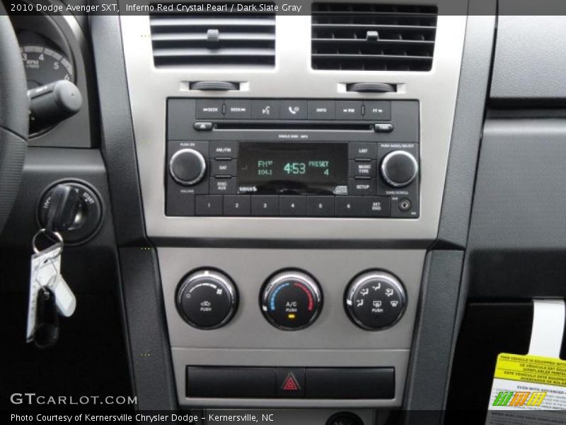 Inferno Red Crystal Pearl / Dark Slate Gray 2010 Dodge Avenger SXT