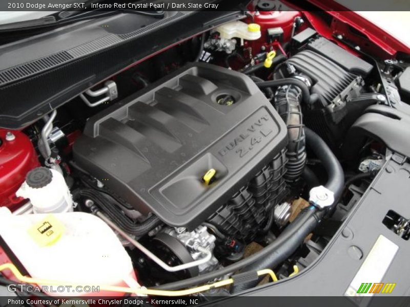 Inferno Red Crystal Pearl / Dark Slate Gray 2010 Dodge Avenger SXT