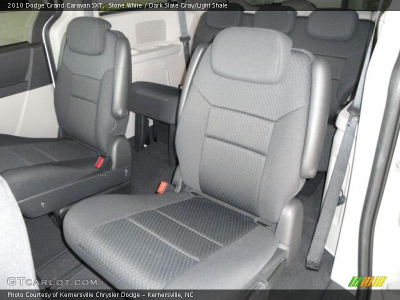 Stone White / Dark Slate Gray/Light Shale 2010 Dodge Grand Caravan SXT