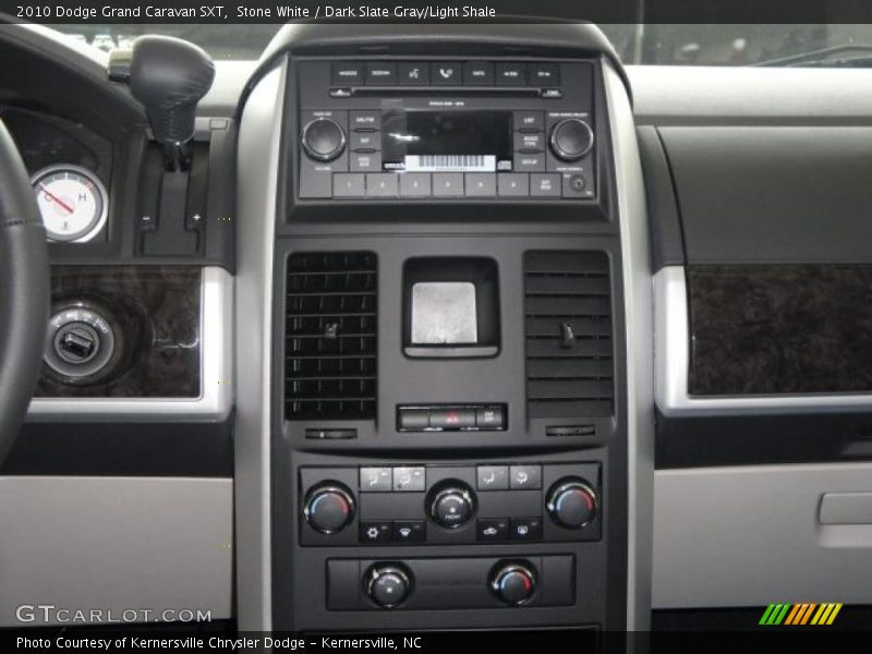 Stone White / Dark Slate Gray/Light Shale 2010 Dodge Grand Caravan SXT