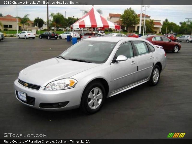 Silver Ice Metallic / Ebony 2010 Chevrolet Impala LT
