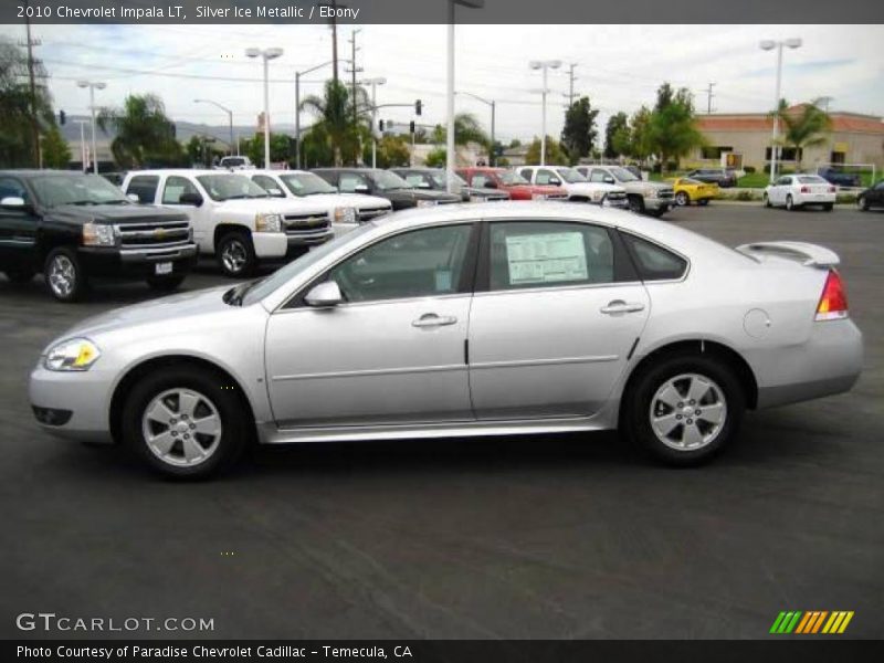 Silver Ice Metallic / Ebony 2010 Chevrolet Impala LT