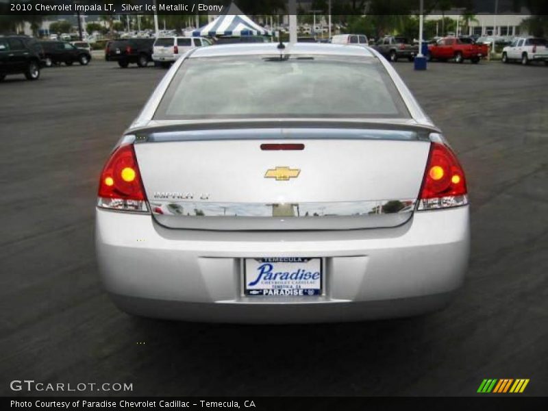 Silver Ice Metallic / Ebony 2010 Chevrolet Impala LT