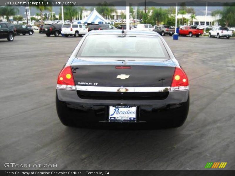 Black / Ebony 2010 Chevrolet Impala LT