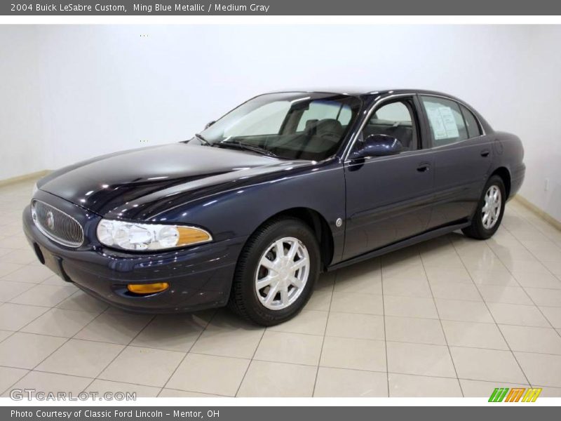 Ming Blue Metallic / Medium Gray 2004 Buick LeSabre Custom