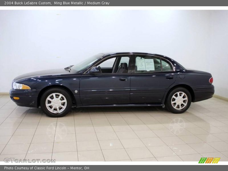 Ming Blue Metallic / Medium Gray 2004 Buick LeSabre Custom