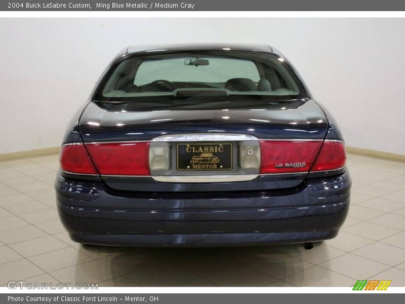 Ming Blue Metallic / Medium Gray 2004 Buick LeSabre Custom