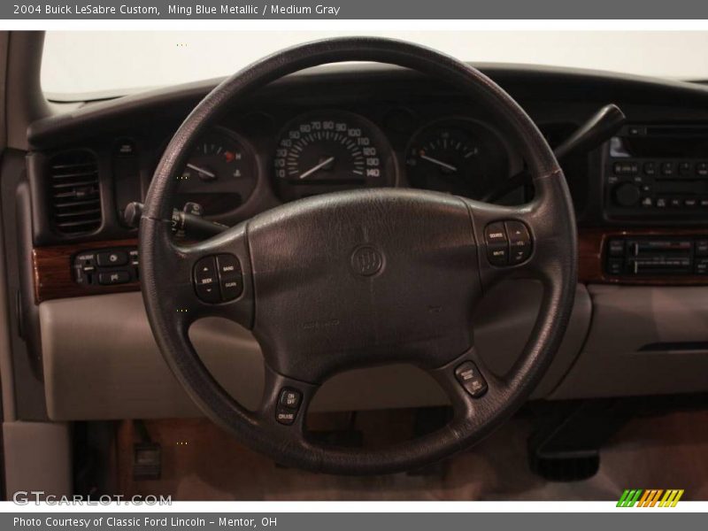 Ming Blue Metallic / Medium Gray 2004 Buick LeSabre Custom