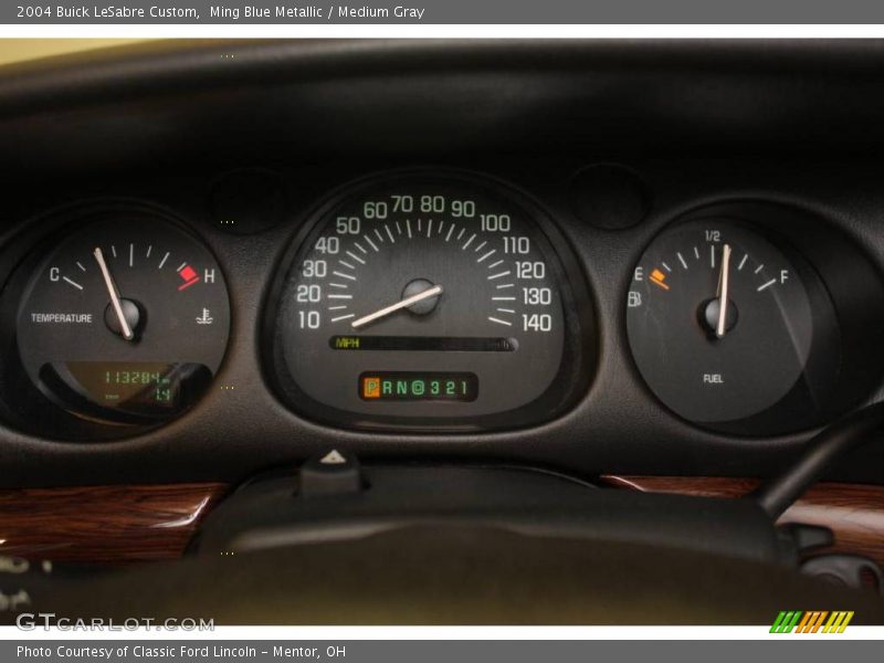 Ming Blue Metallic / Medium Gray 2004 Buick LeSabre Custom