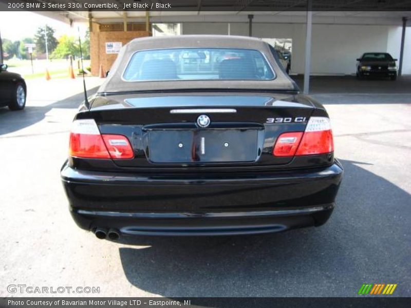 Jet Black / Black 2006 BMW 3 Series 330i Convertible