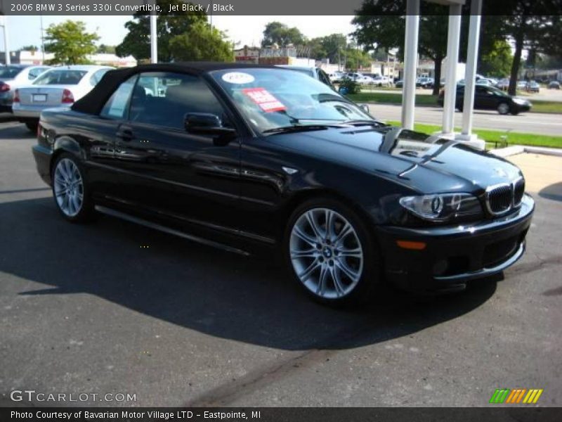 Jet Black / Black 2006 BMW 3 Series 330i Convertible