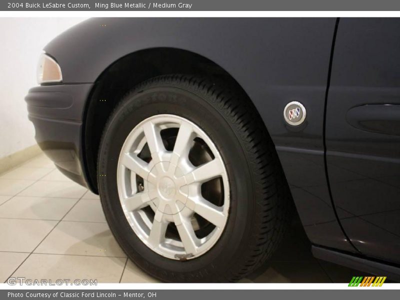 Ming Blue Metallic / Medium Gray 2004 Buick LeSabre Custom