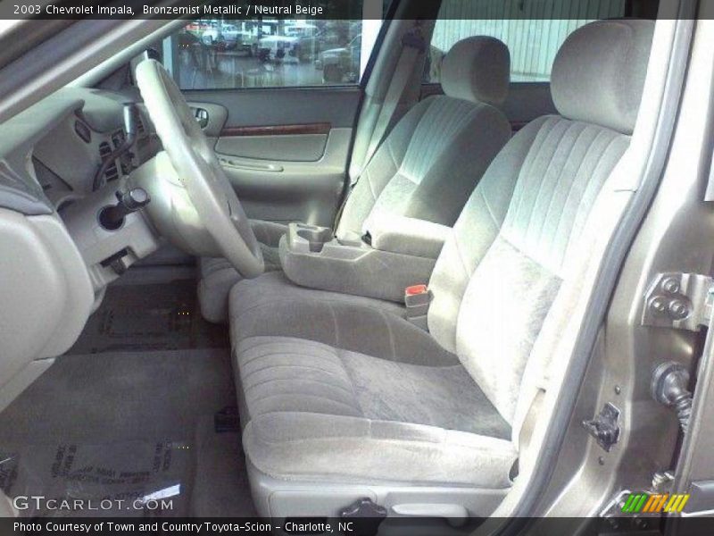 Bronzemist Metallic / Neutral Beige 2003 Chevrolet Impala