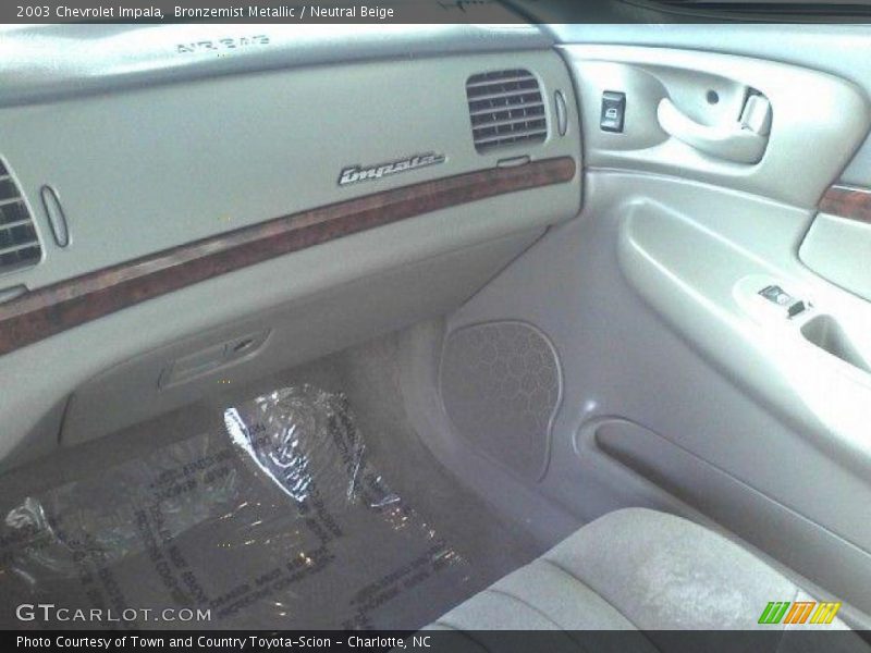 Bronzemist Metallic / Neutral Beige 2003 Chevrolet Impala