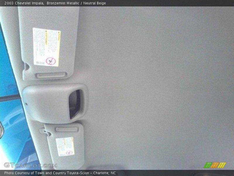 Bronzemist Metallic / Neutral Beige 2003 Chevrolet Impala
