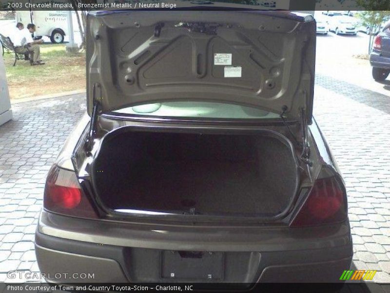 Bronzemist Metallic / Neutral Beige 2003 Chevrolet Impala