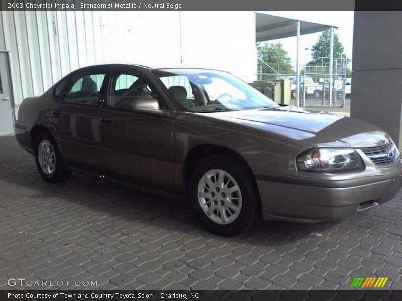 Bronzemist Metallic / Neutral Beige 2003 Chevrolet Impala