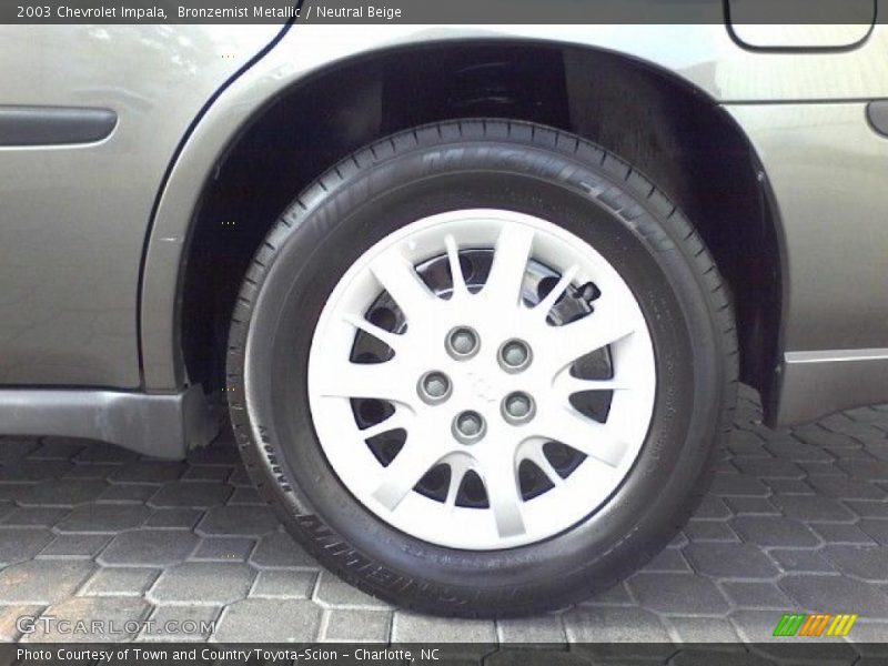 Bronzemist Metallic / Neutral Beige 2003 Chevrolet Impala