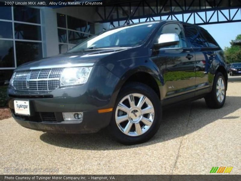 Alloy Grey Metallic / Greystone 2007 Lincoln MKX AWD