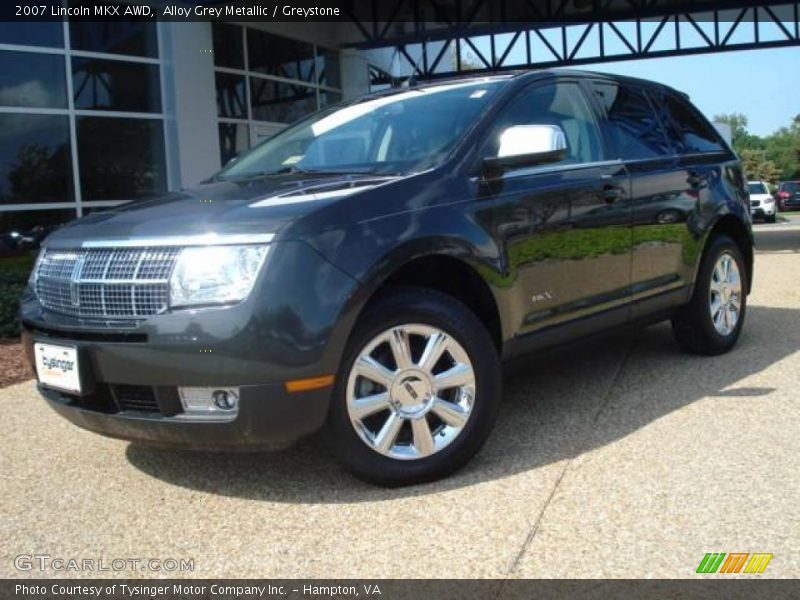 Alloy Grey Metallic / Greystone 2007 Lincoln MKX AWD