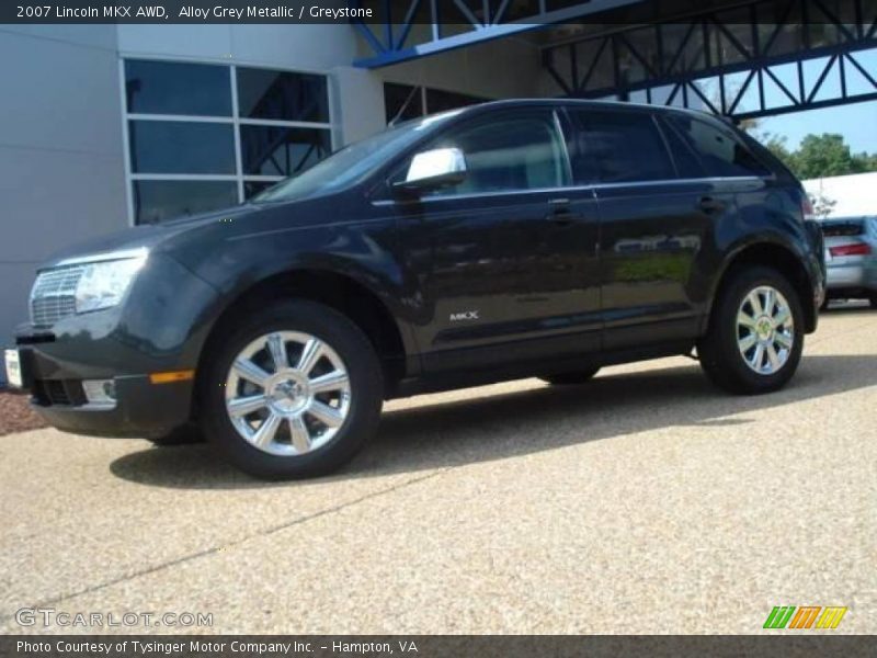 Alloy Grey Metallic / Greystone 2007 Lincoln MKX AWD