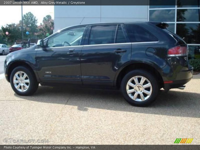 Alloy Grey Metallic / Greystone 2007 Lincoln MKX AWD