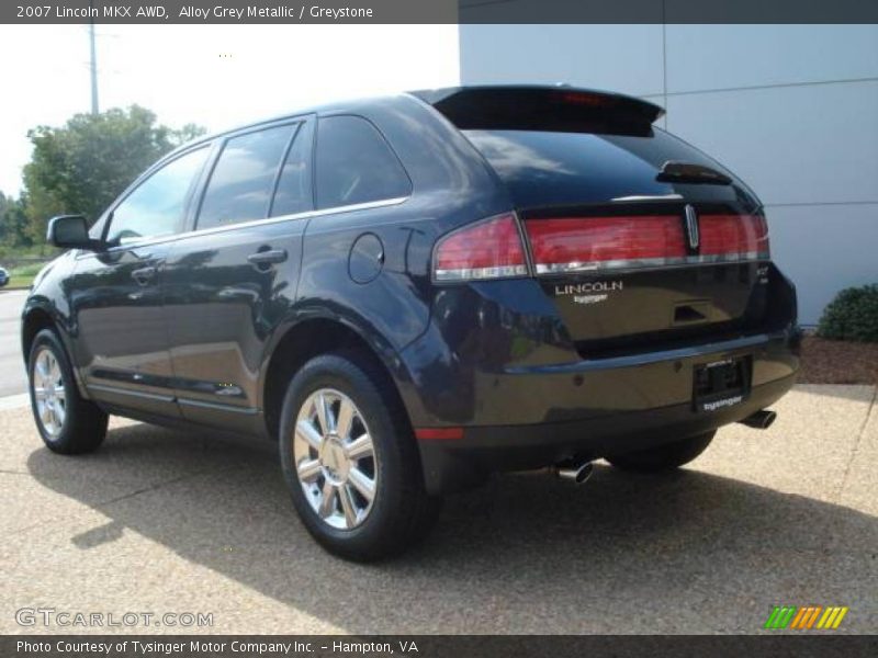 Alloy Grey Metallic / Greystone 2007 Lincoln MKX AWD