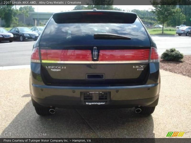 Alloy Grey Metallic / Greystone 2007 Lincoln MKX AWD