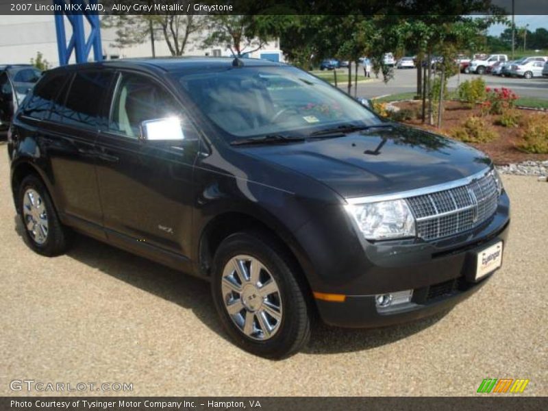Alloy Grey Metallic / Greystone 2007 Lincoln MKX AWD