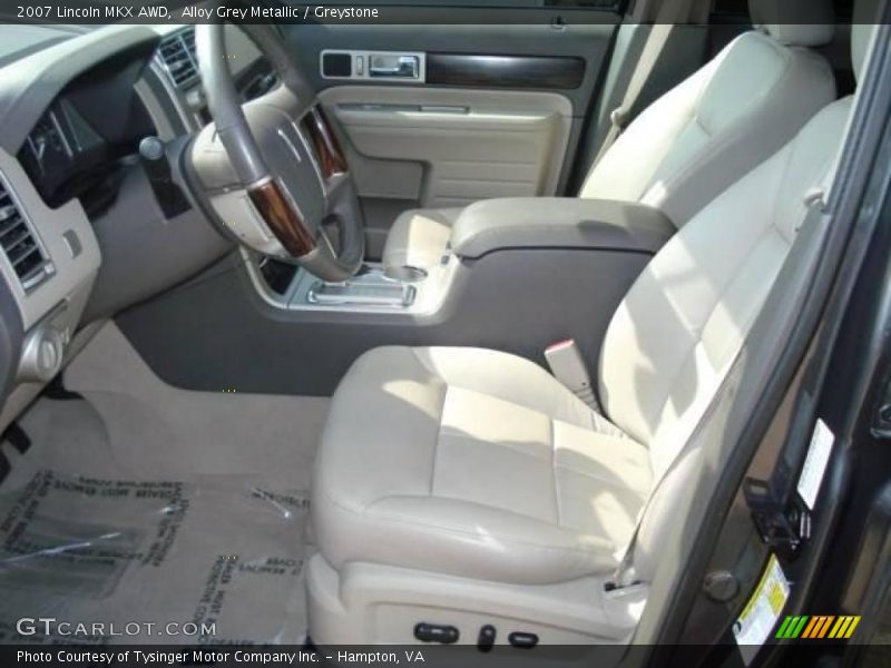 Alloy Grey Metallic / Greystone 2007 Lincoln MKX AWD