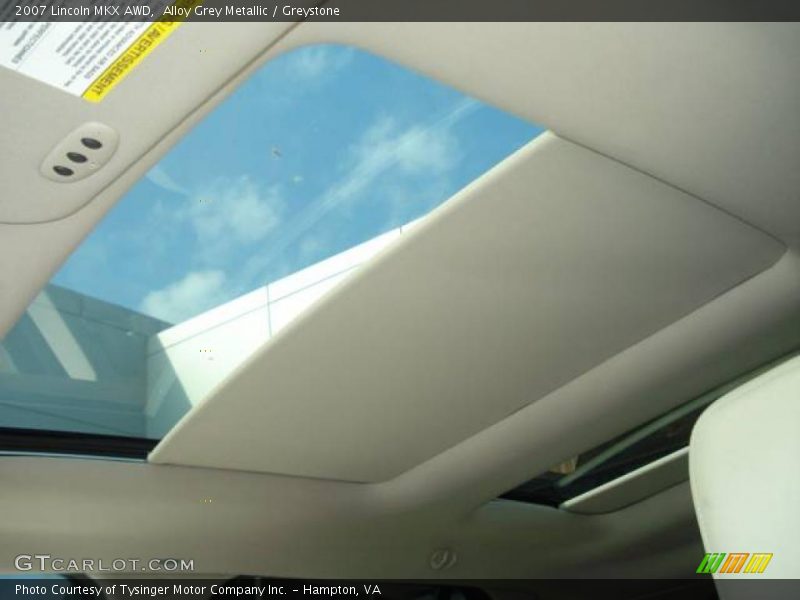Alloy Grey Metallic / Greystone 2007 Lincoln MKX AWD