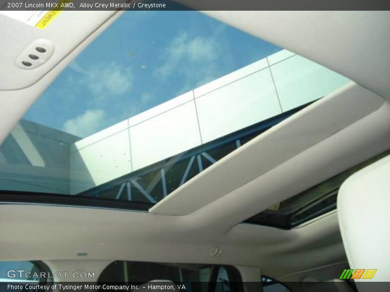 Alloy Grey Metallic / Greystone 2007 Lincoln MKX AWD