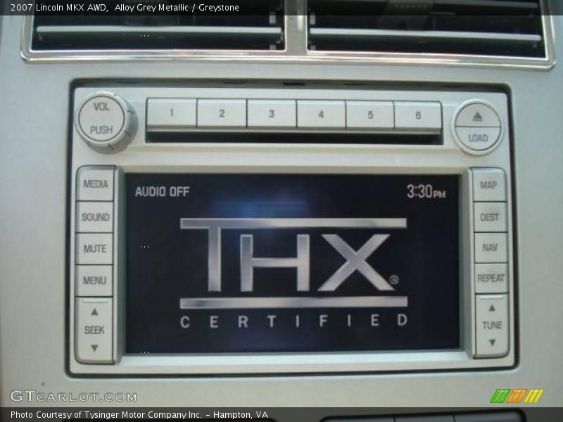 Alloy Grey Metallic / Greystone 2007 Lincoln MKX AWD