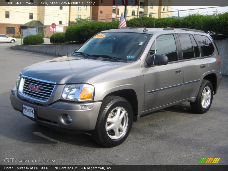 Steel Gray Metallic / Ebony 2008 GMC Envoy SLE 4x4