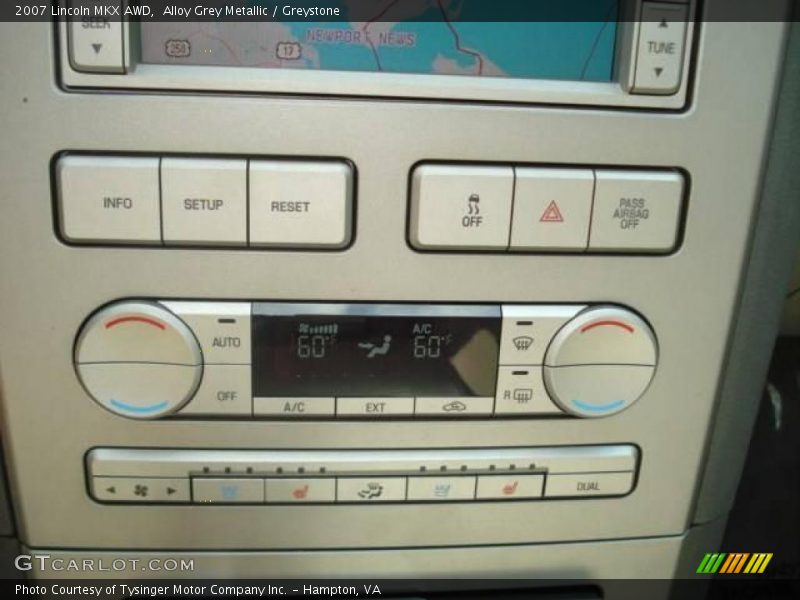 Alloy Grey Metallic / Greystone 2007 Lincoln MKX AWD