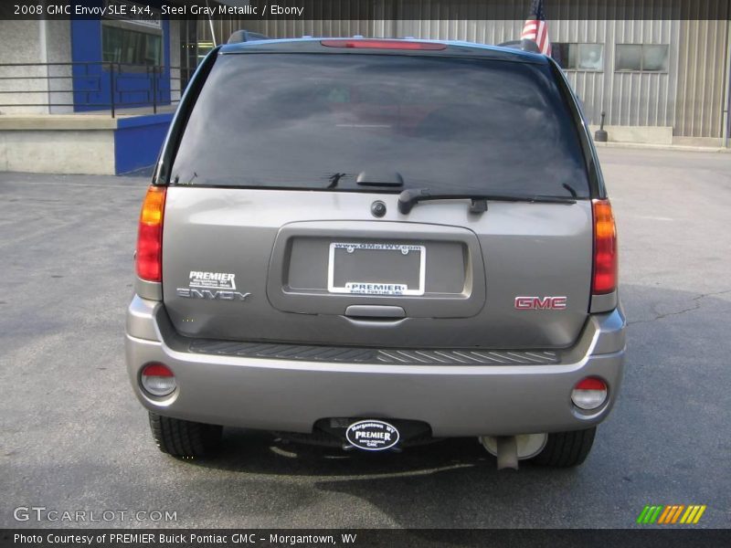 Steel Gray Metallic / Ebony 2008 GMC Envoy SLE 4x4