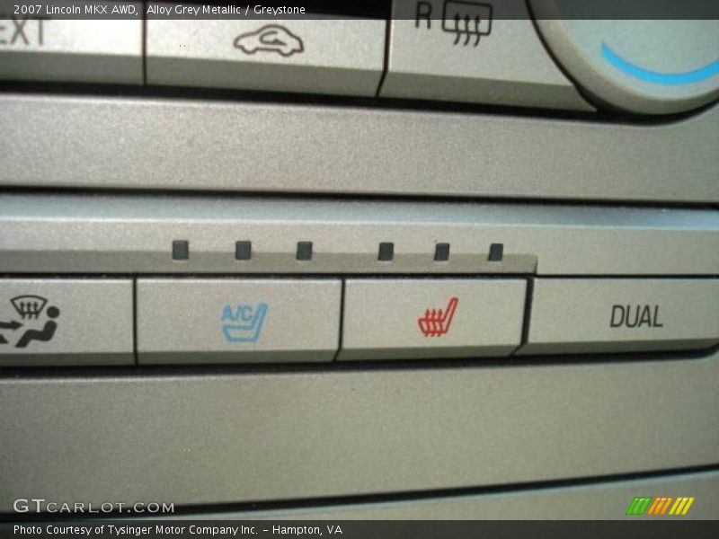 Alloy Grey Metallic / Greystone 2007 Lincoln MKX AWD