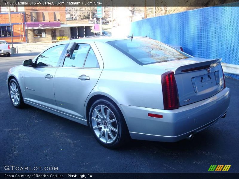 Light Platinum / Light Gray 2007 Cadillac STS -V Series