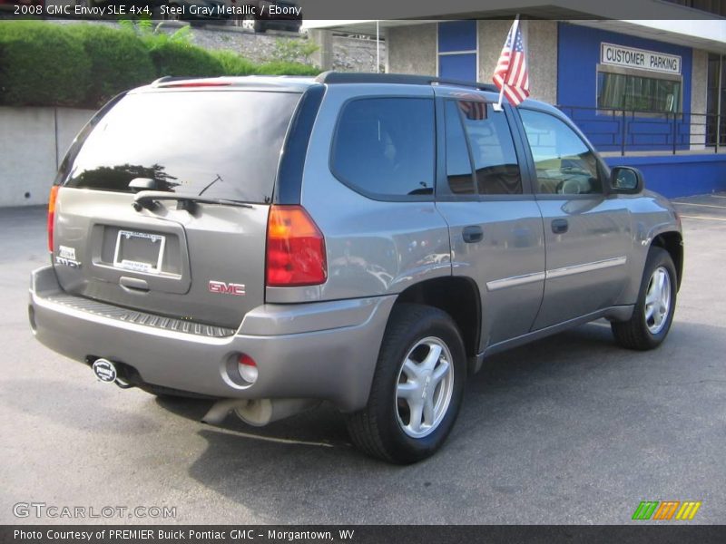 Steel Gray Metallic / Ebony 2008 GMC Envoy SLE 4x4