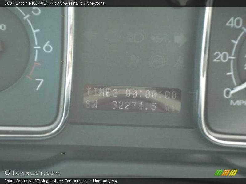 Alloy Grey Metallic / Greystone 2007 Lincoln MKX AWD