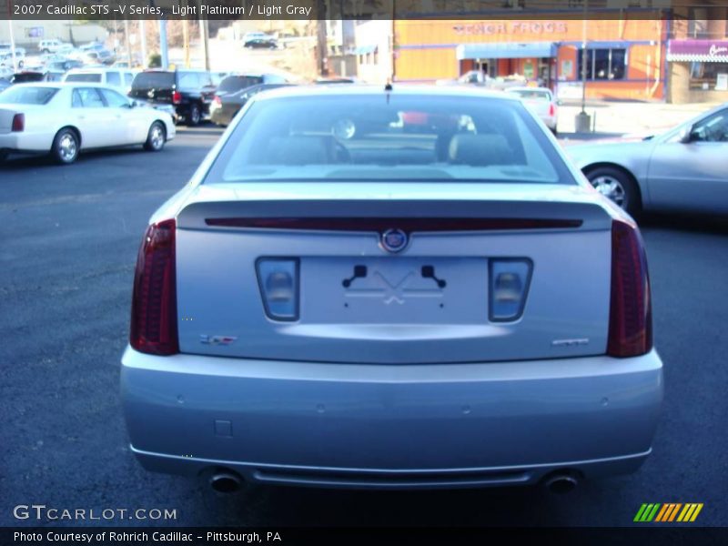 Light Platinum / Light Gray 2007 Cadillac STS -V Series