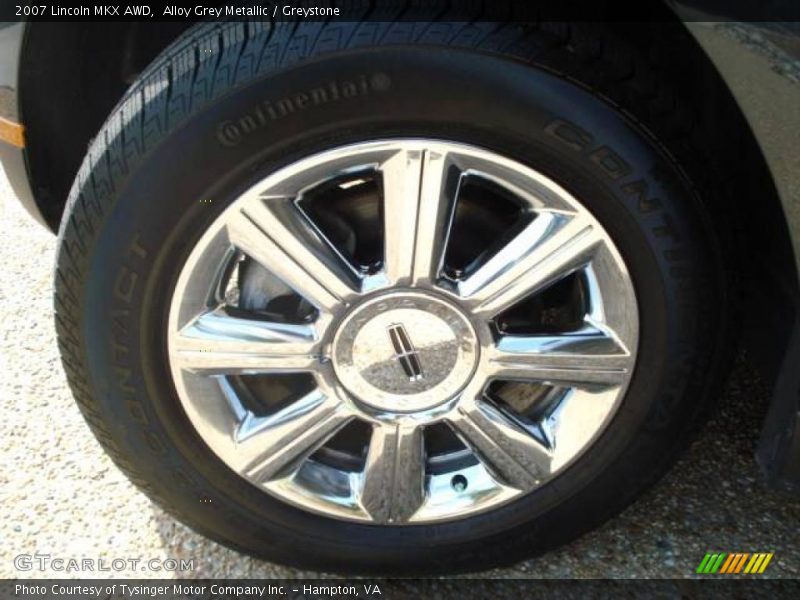 Alloy Grey Metallic / Greystone 2007 Lincoln MKX AWD