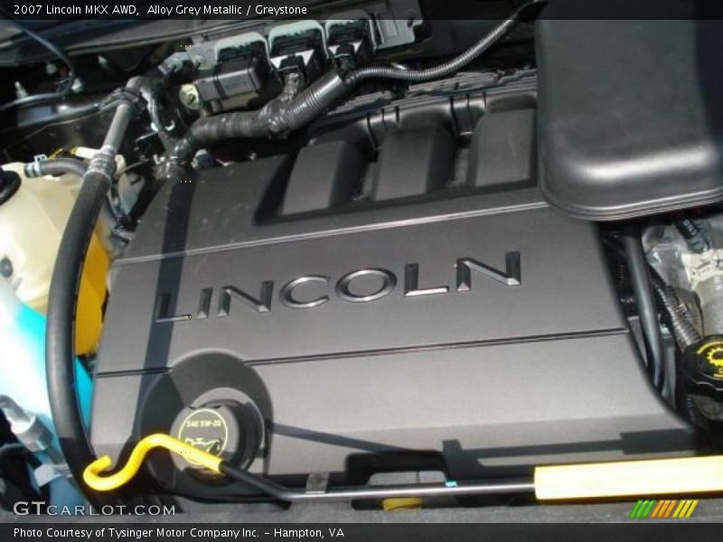 Alloy Grey Metallic / Greystone 2007 Lincoln MKX AWD