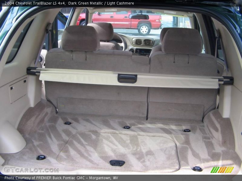 Dark Green Metallic / Light Cashmere 2004 Chevrolet TrailBlazer LS 4x4