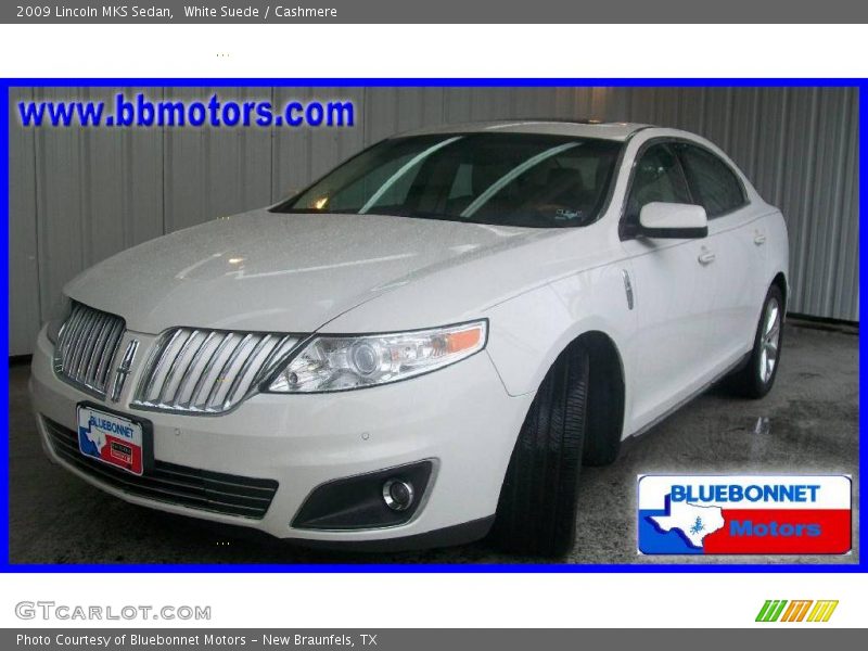 White Suede / Cashmere 2009 Lincoln MKS Sedan
