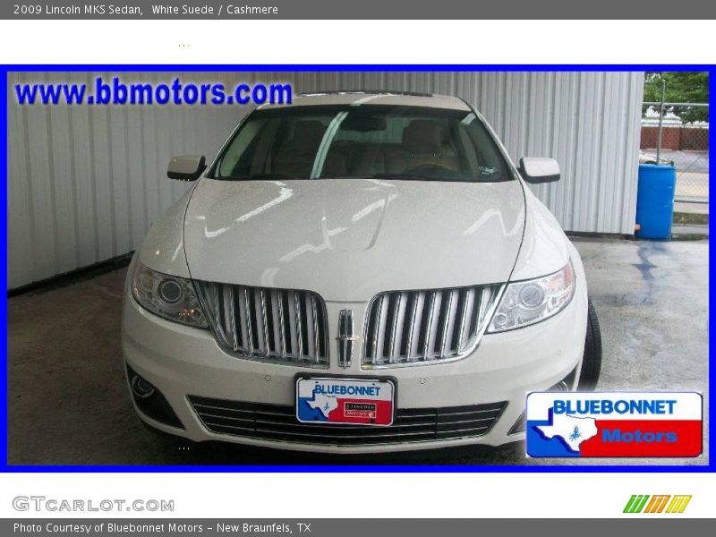 White Suede / Cashmere 2009 Lincoln MKS Sedan